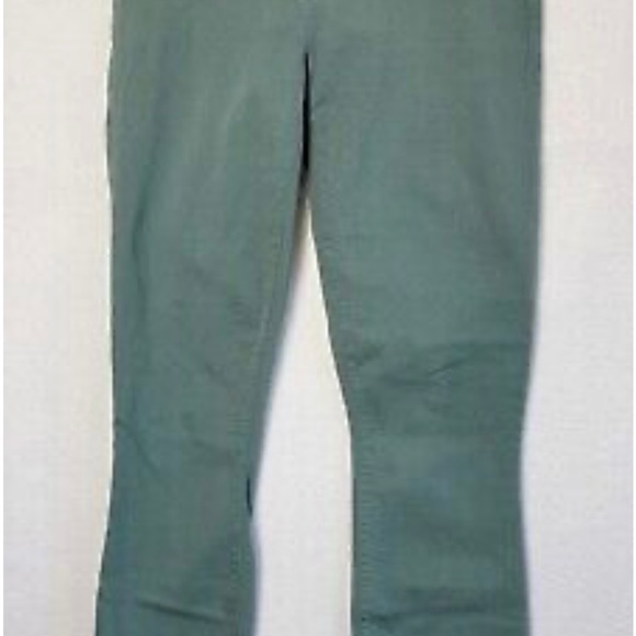 GAP Women's 16R Green Modern Stretch Skinny Crop Denim Jeans - Picture 3 of 9